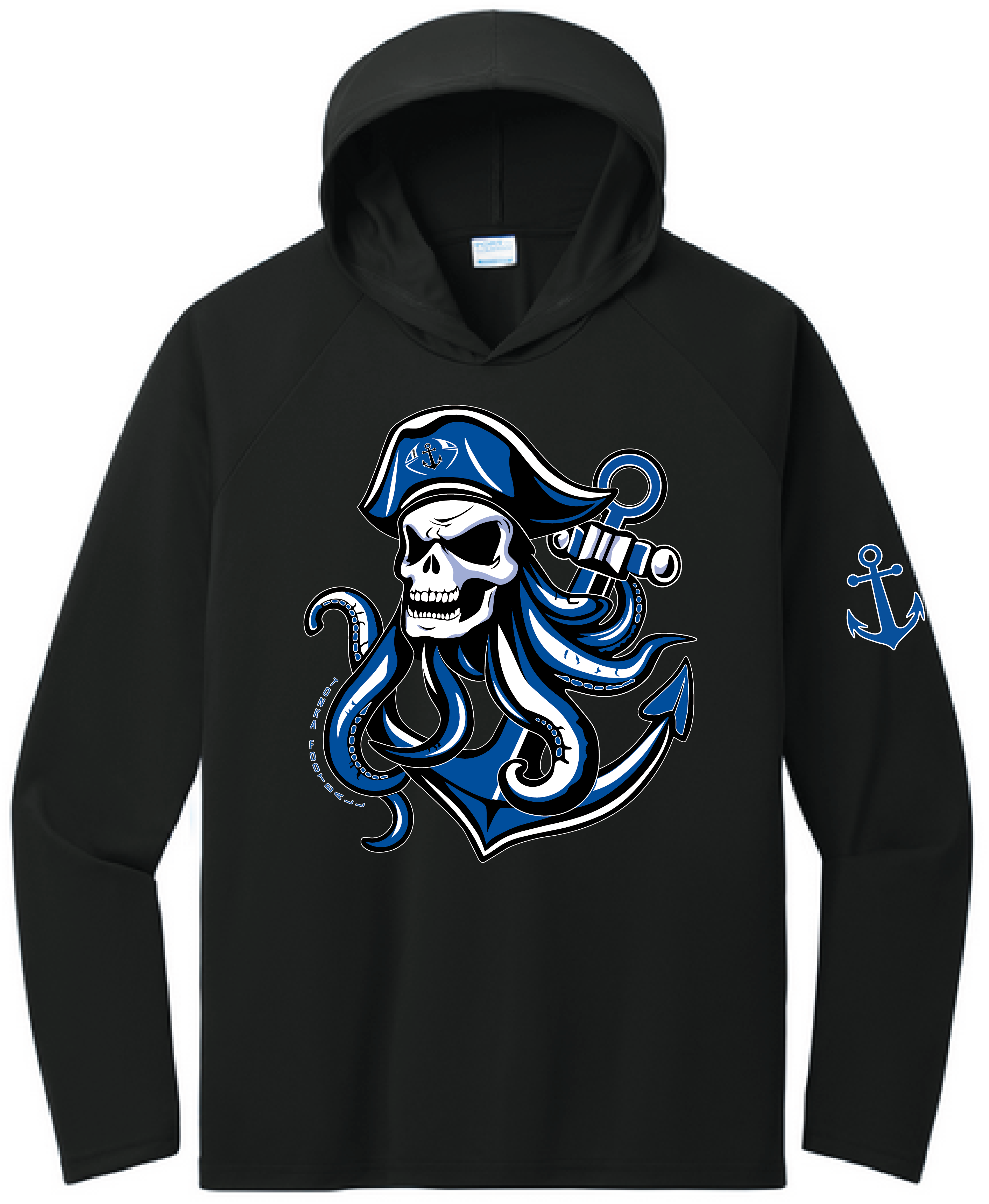 Football Men's UPF 50 Performance Pullover Hooded Tee