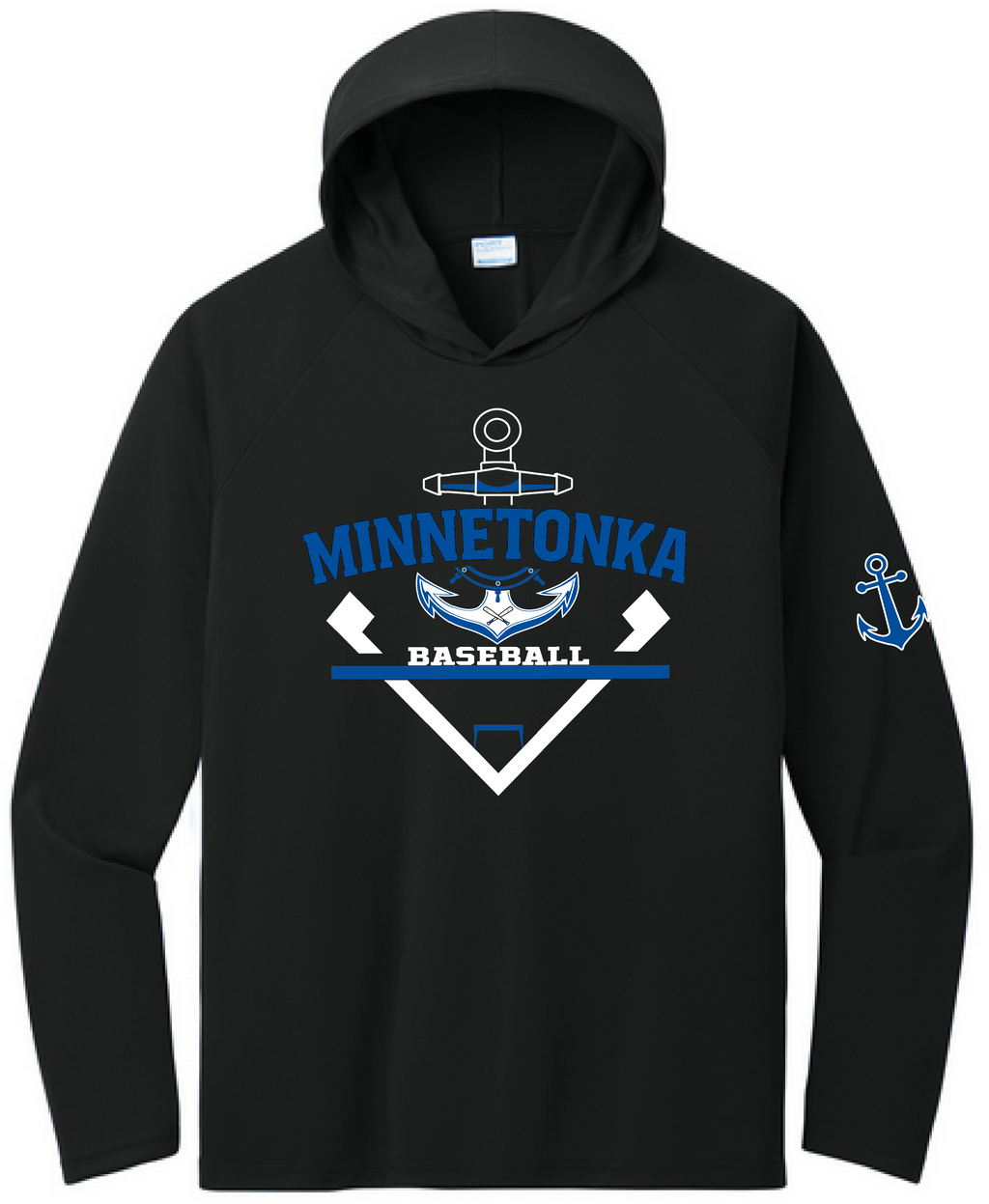 Baseball Men's UPF Performance Pullover Hooded Tee