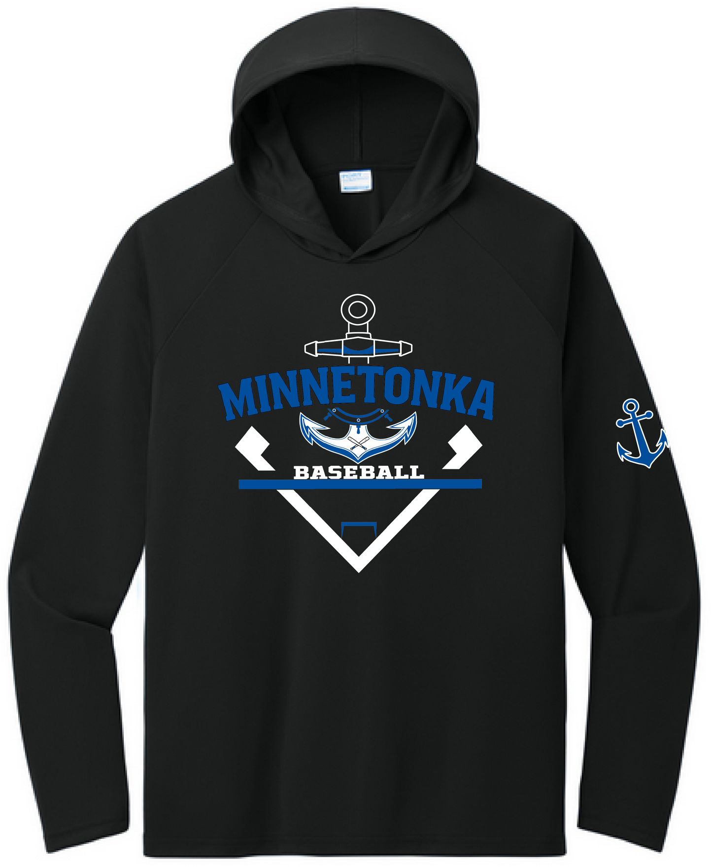 Baseball Men's UPF Performance Pullover Hooded Tee