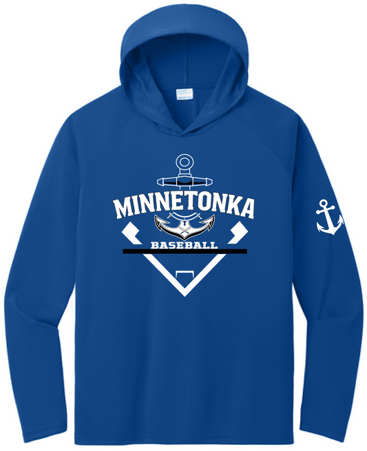 Baseball Men's UPF Performance Pullover Hooded Tee