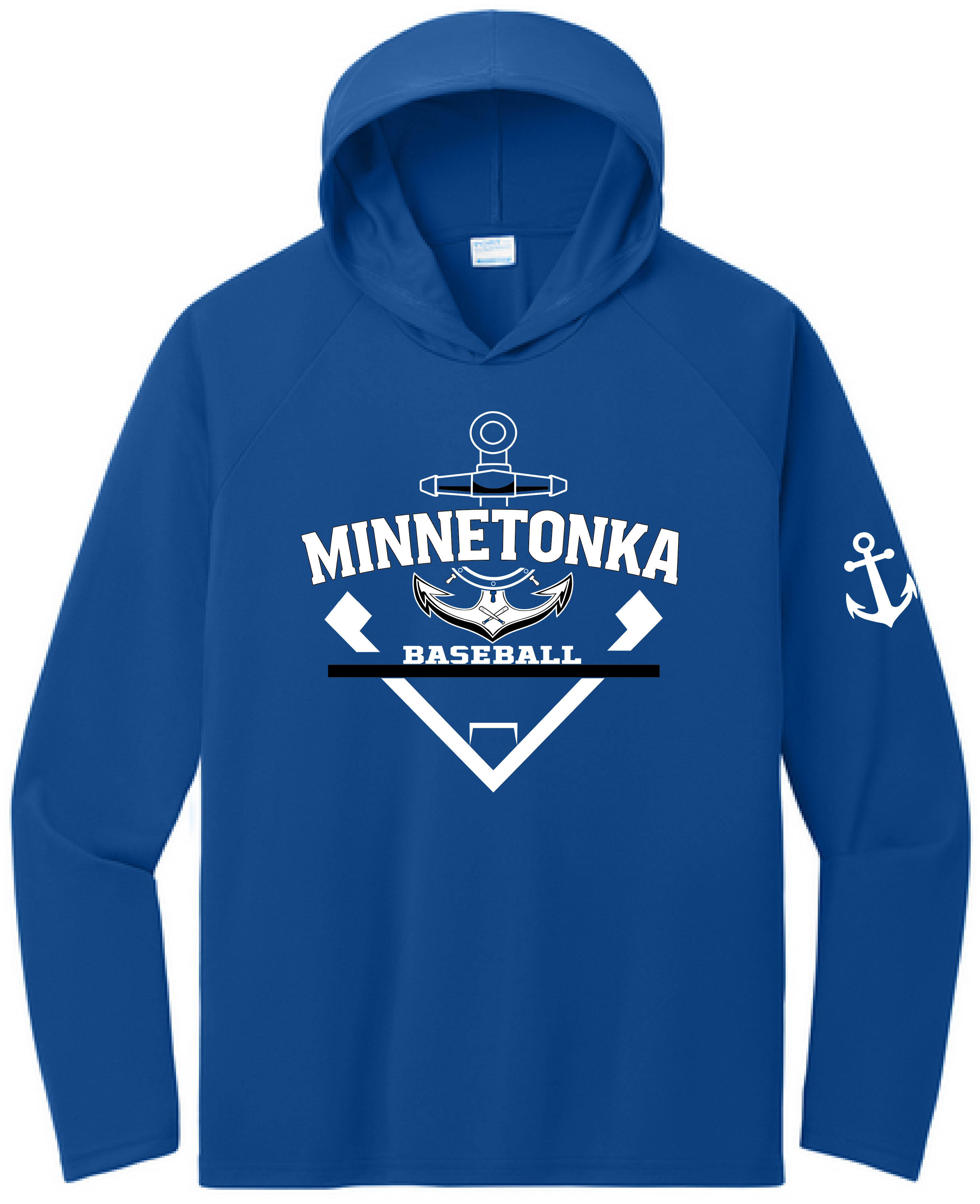 Baseball Men's UPF Performance Pullover Hooded Tee