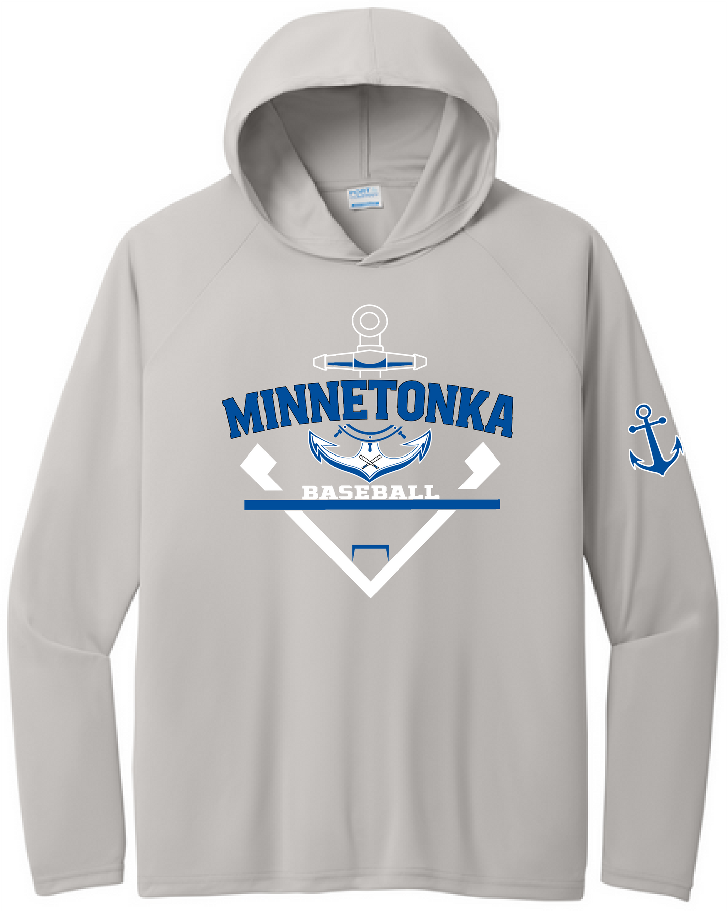 Baseball Men's UPF Performance Pullover Hooded Tee