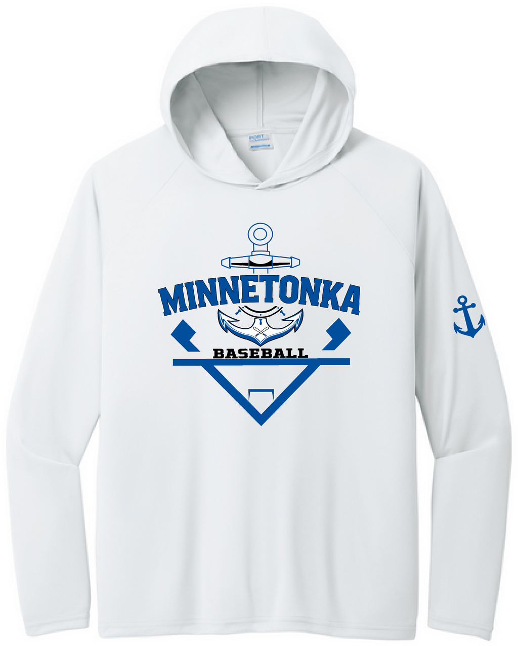Baseball Men's UPF Performance Pullover Hooded Tee