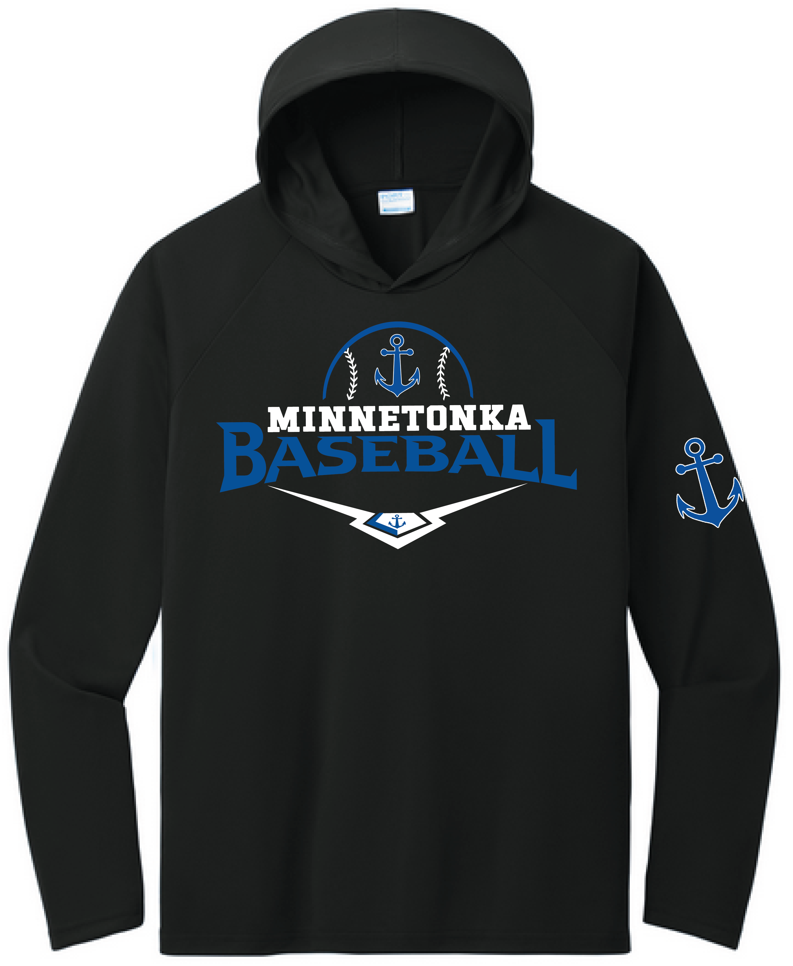 Baseball Men's UPF Performance Pullover Hooded Tee