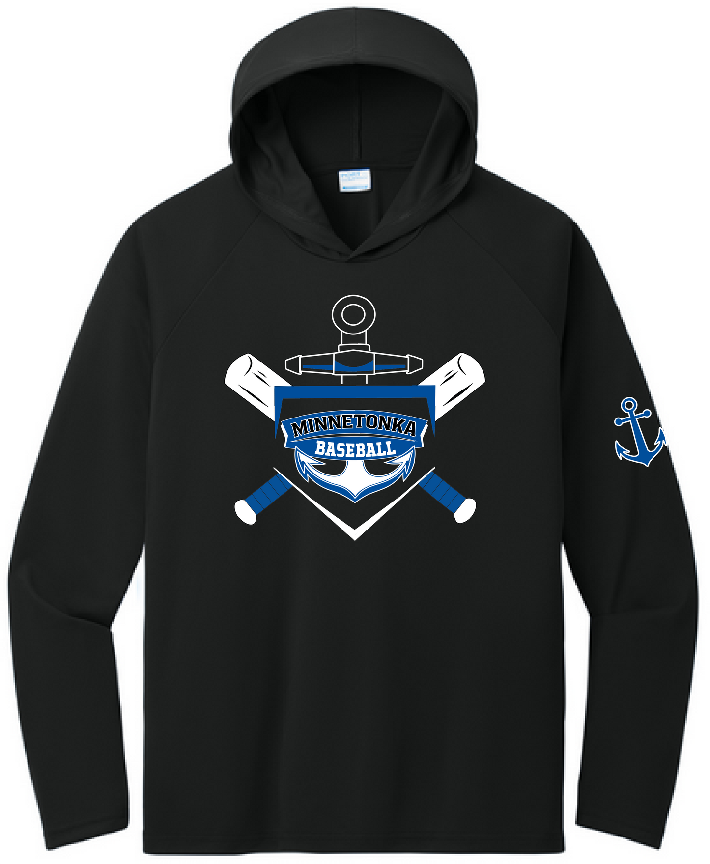 Baseball Men's UPF Performance Pullover Hooded Tee