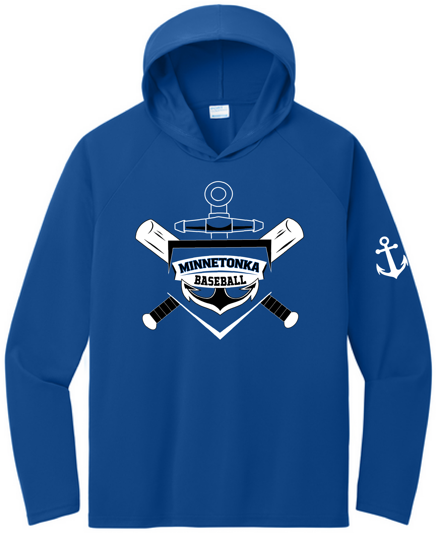 Baseball Men's UPF Performance Pullover Hooded Tee