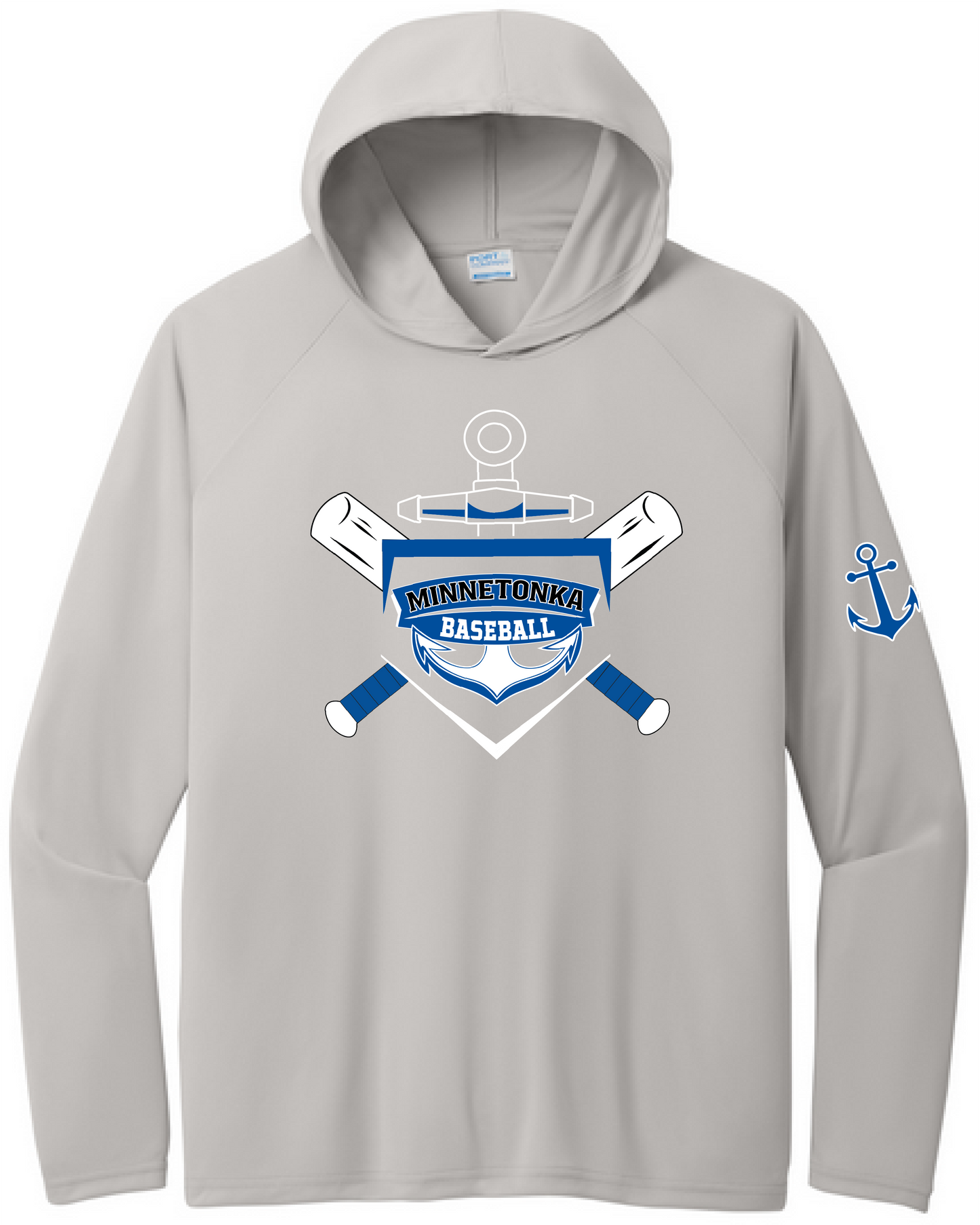 Baseball Men's UPF Performance Pullover Hooded Tee