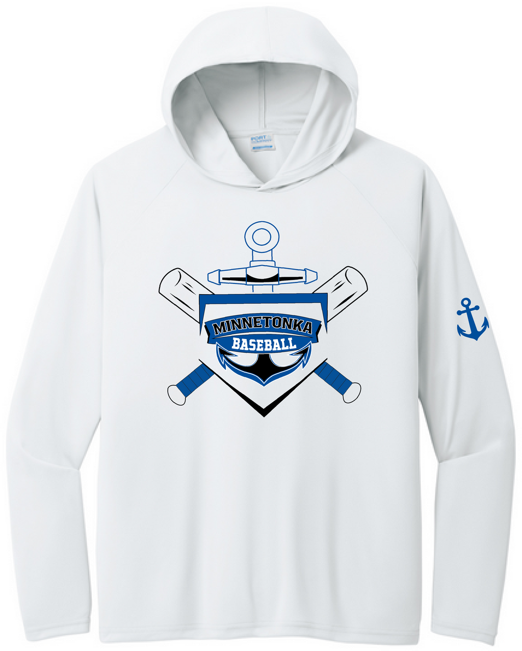 Baseball Men's UPF Performance Pullover Hooded Tee