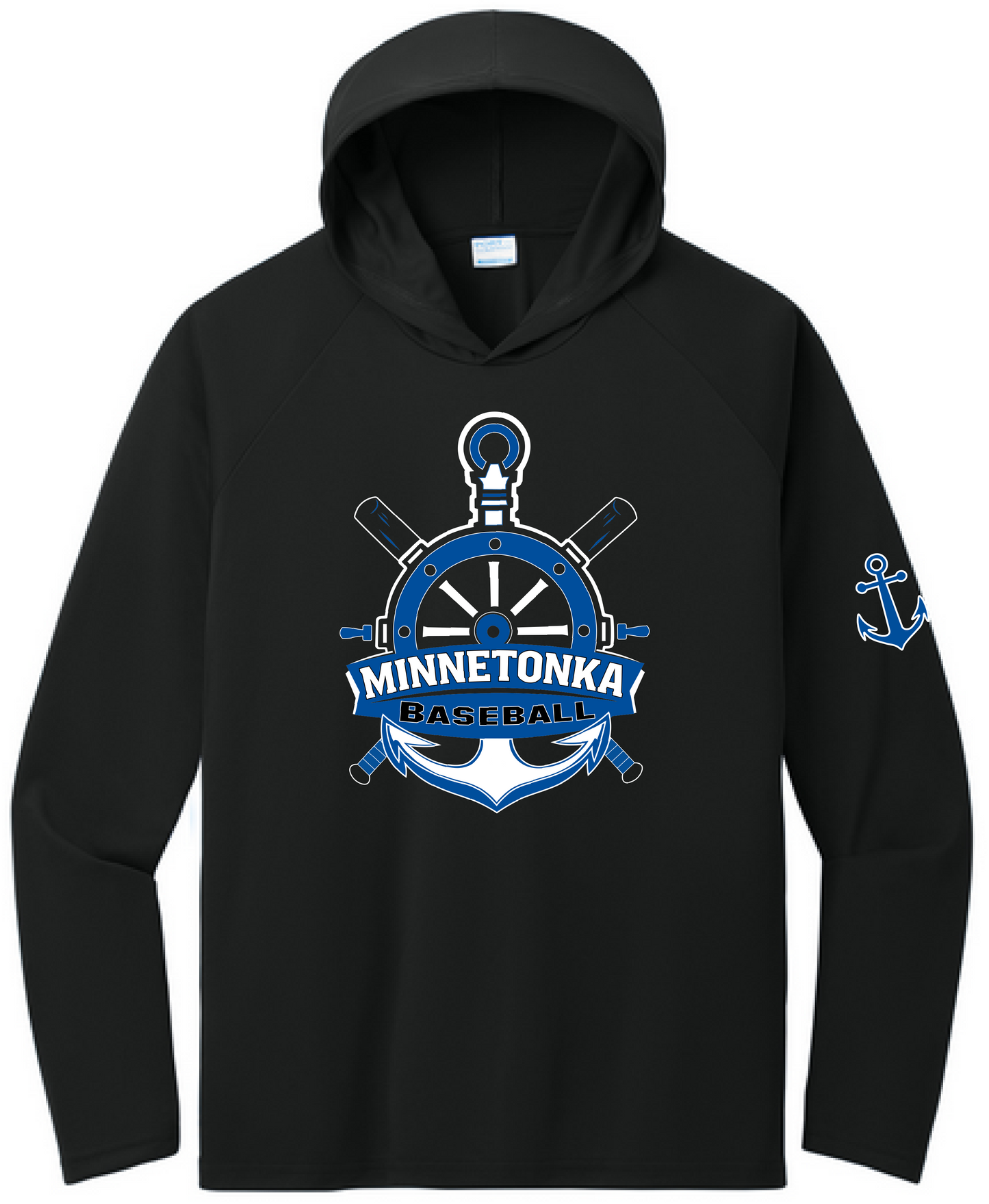 Baseball Men's UPF Performance Pullover Hooded Tee
