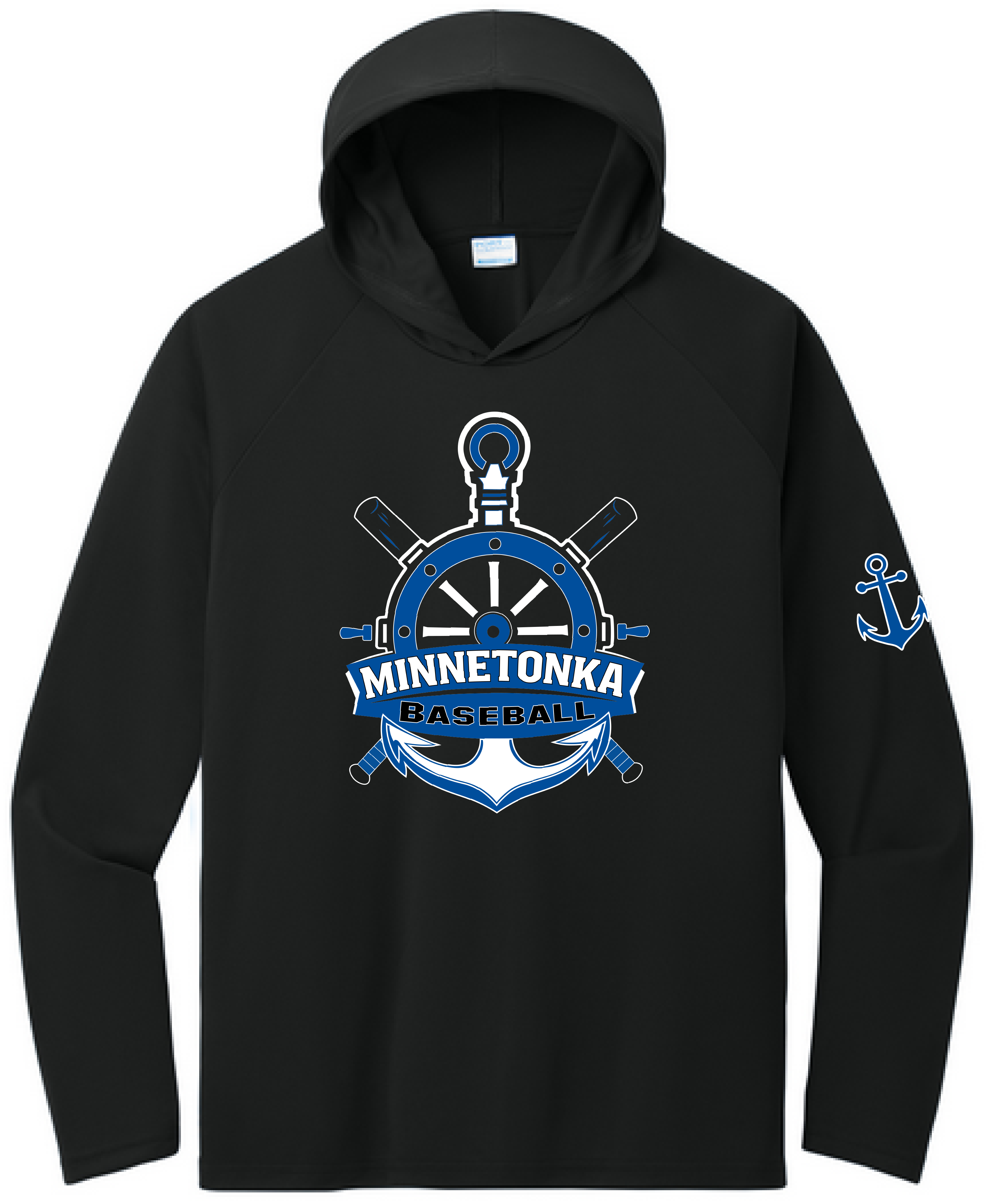 Baseball Men's UPF Performance Pullover Hooded Tee