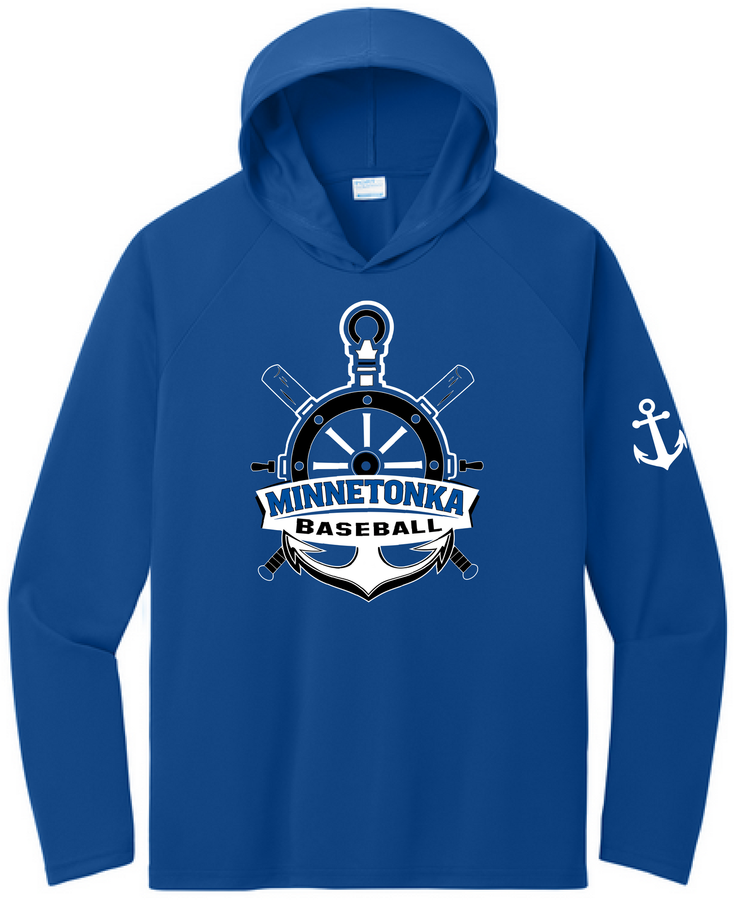 Baseball Men's UPF Performance Pullover Hooded Tee