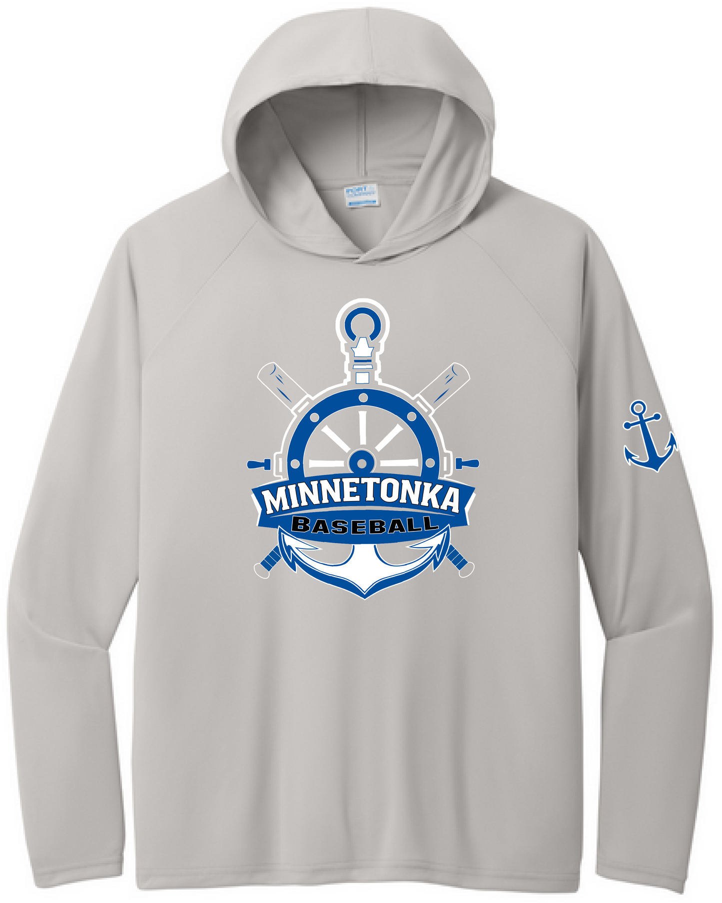 Baseball Men's UPF Performance Pullover Hooded Tee