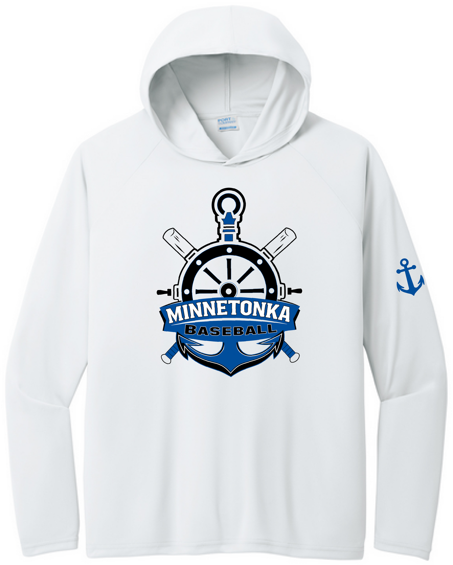 Baseball Men's UPF Performance Pullover Hooded Tee
