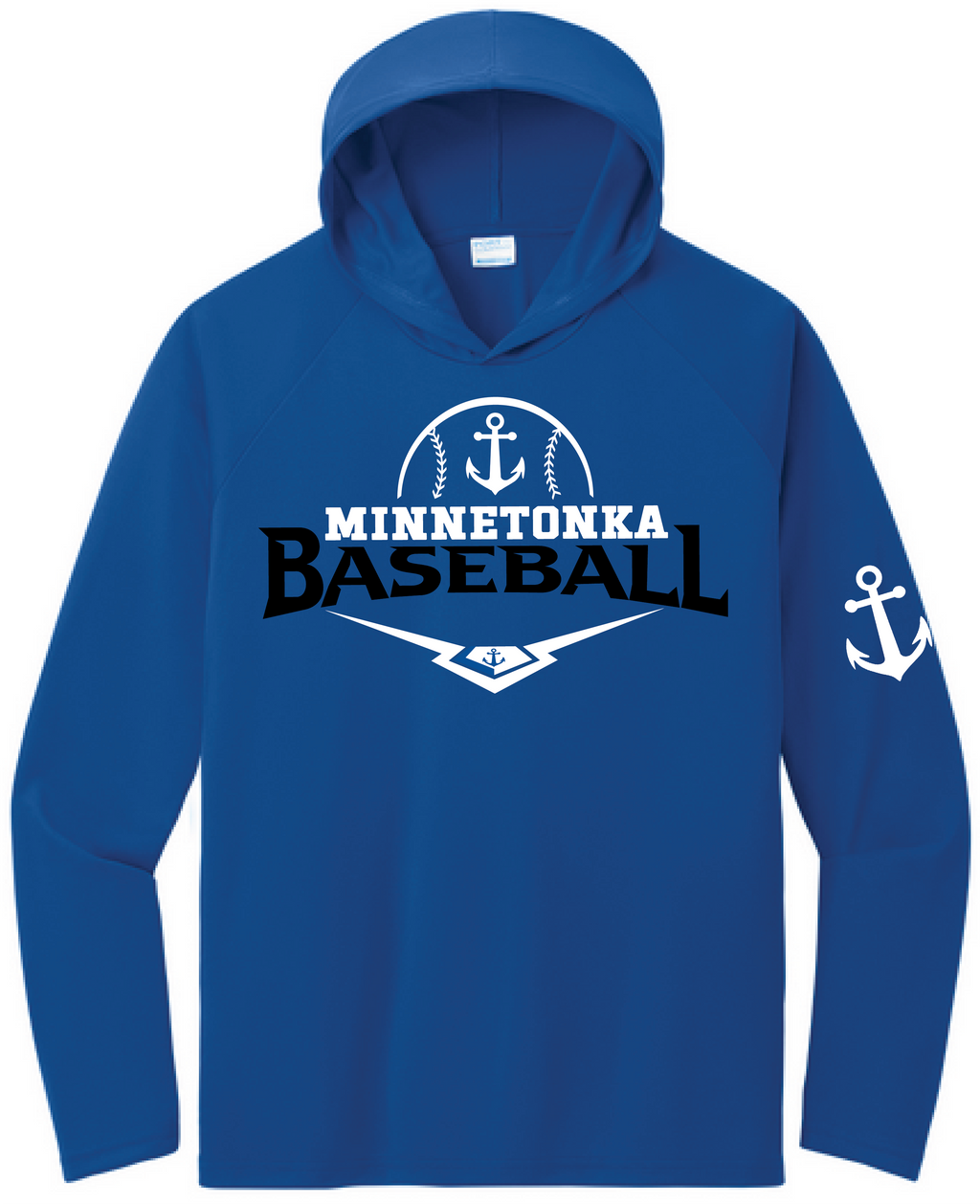 Baseball Men's UPF Performance Pullover Hooded Tee