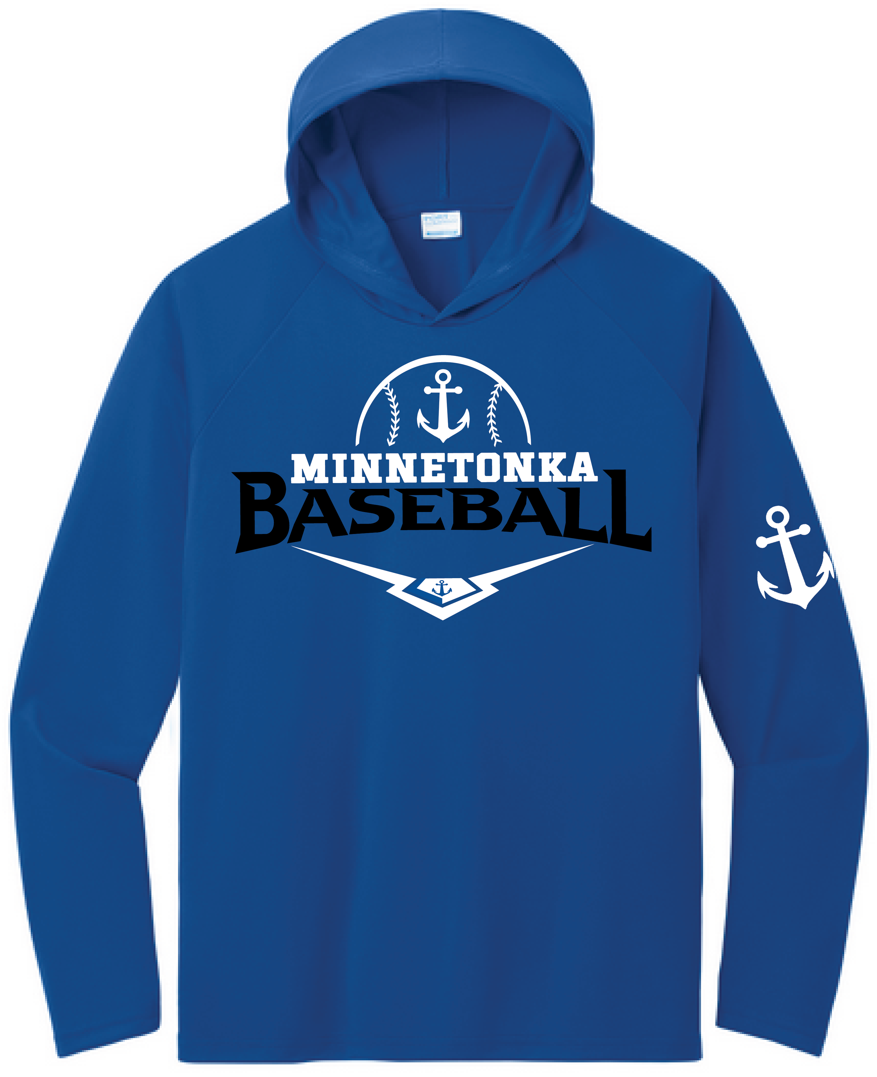 Baseball Men's UPF Performance Pullover Hooded Tee