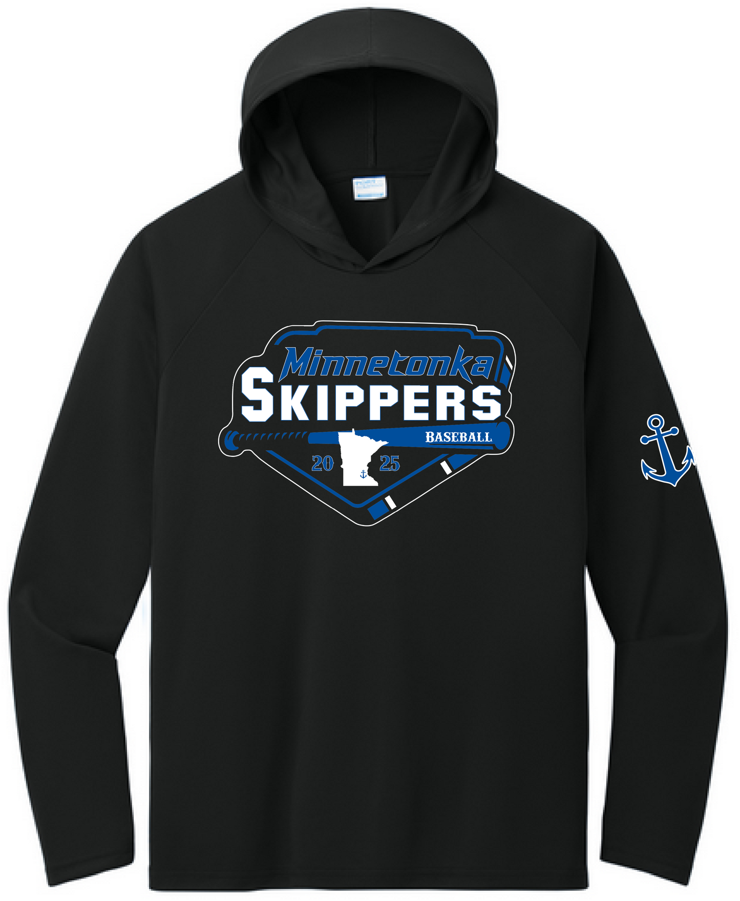 Baseball Men's UPF Performance Pullover Hooded Tee