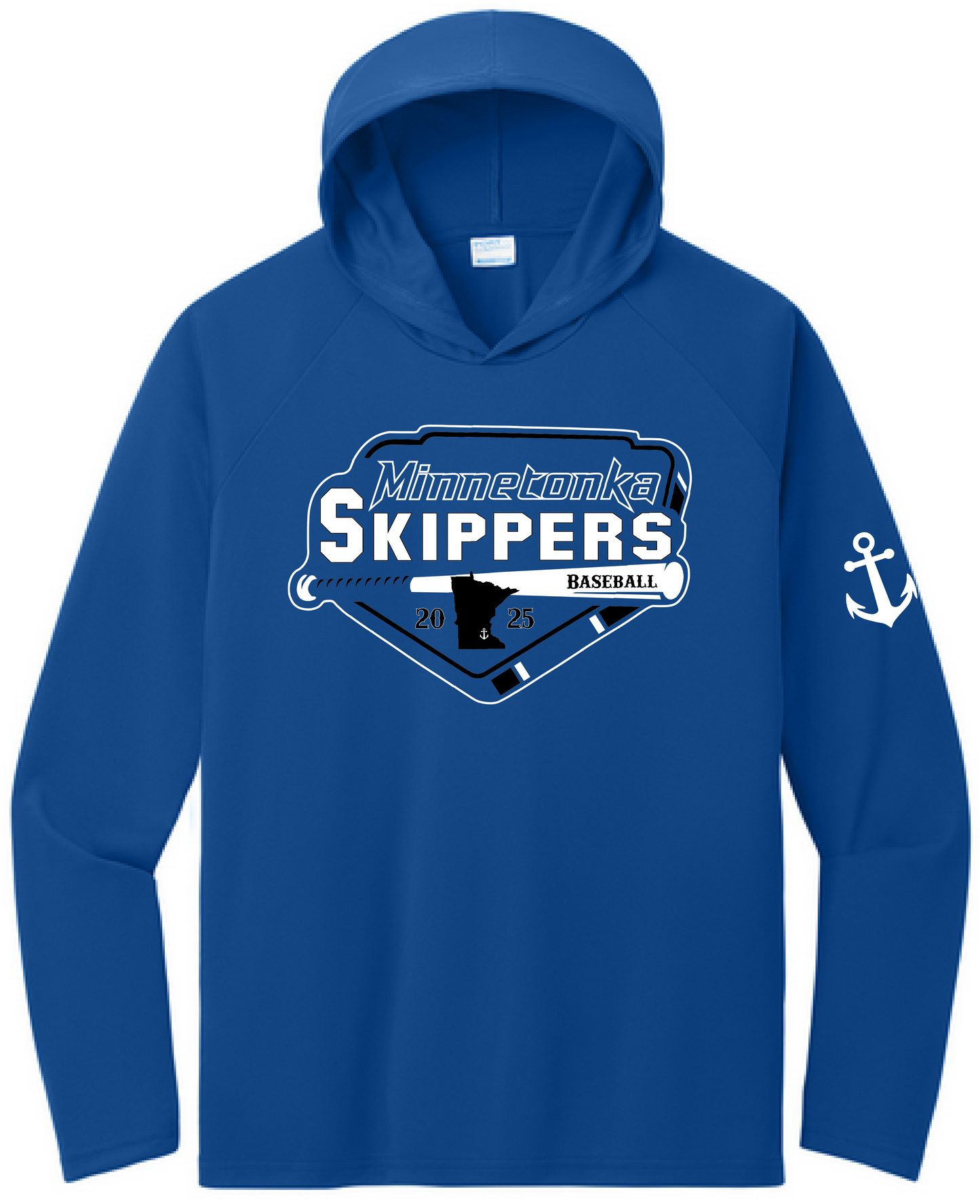 Baseball Men's UPF Performance Pullover Hooded Tee