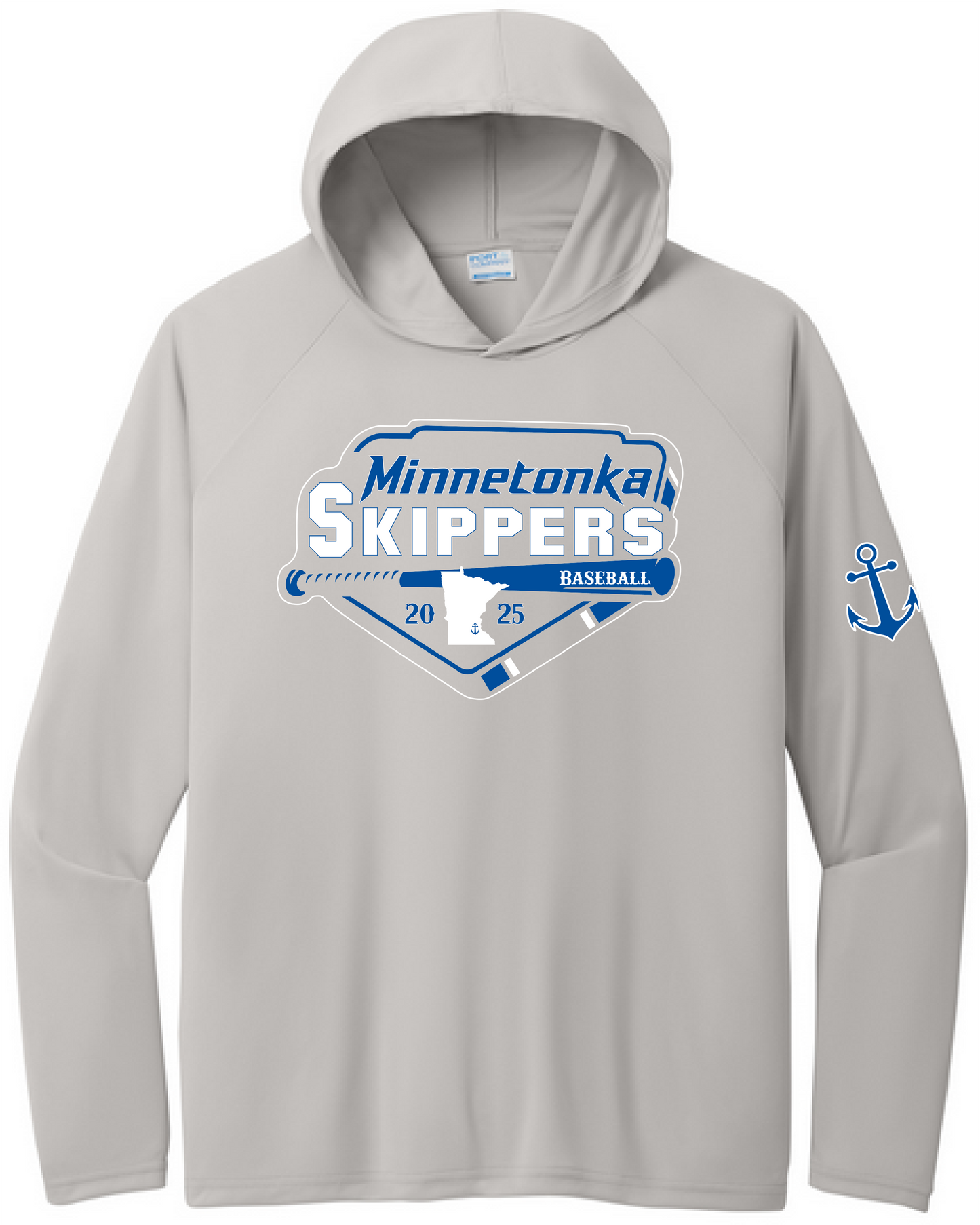 Baseball Men's UPF Performance Pullover Hooded Tee