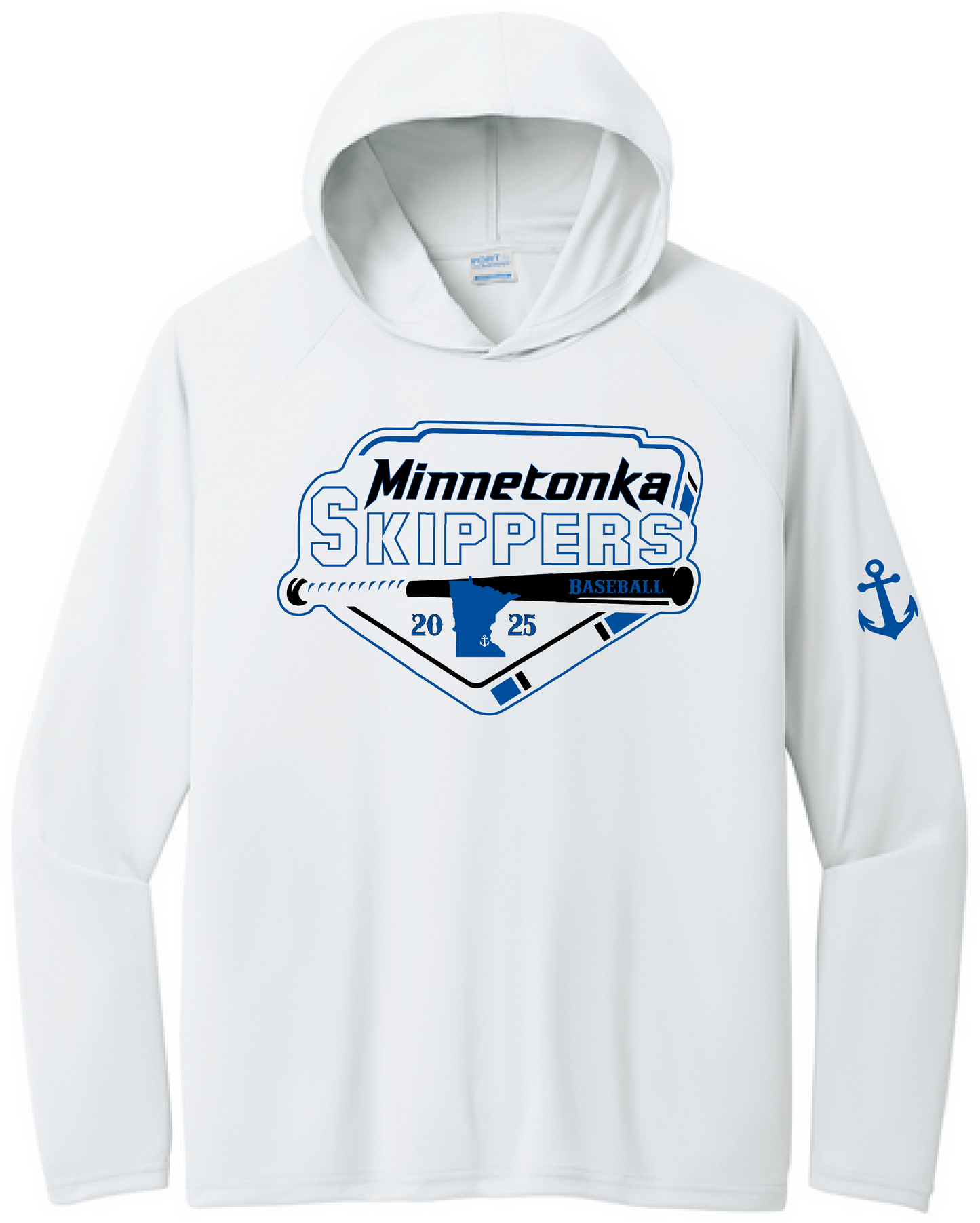 Baseball Men's UPF Performance Pullover Hooded Tee