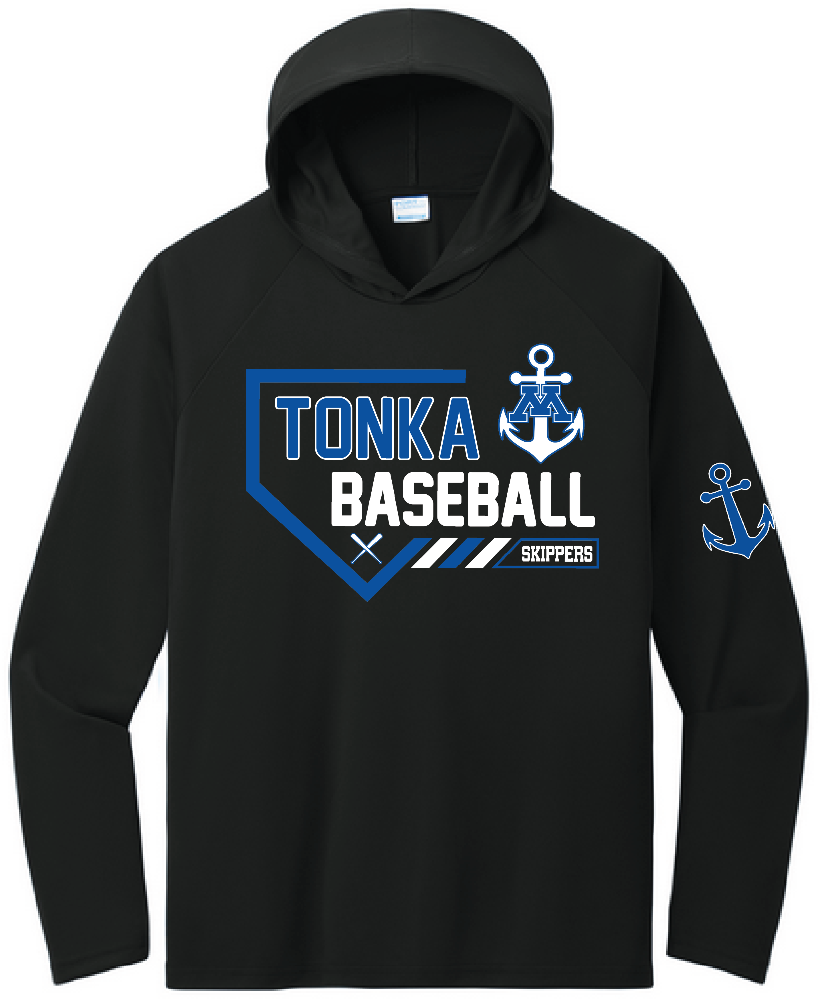 Baseball Men's UPF Performance Pullover Hooded Tee