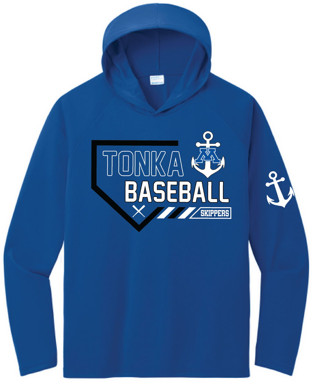Baseball Men's UPF Performance Pullover Hooded Tee