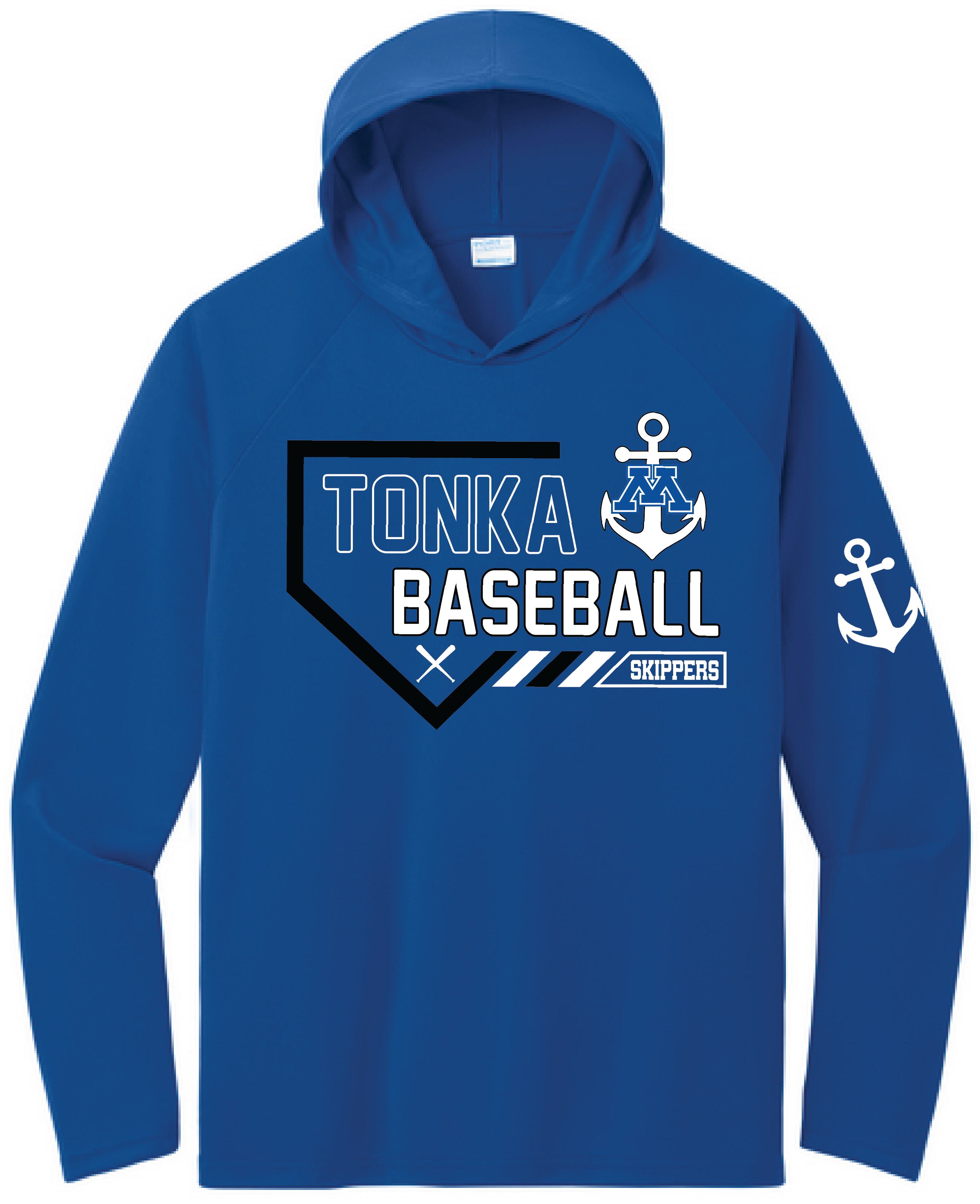 Baseball Men's UPF Performance Pullover Hooded Tee