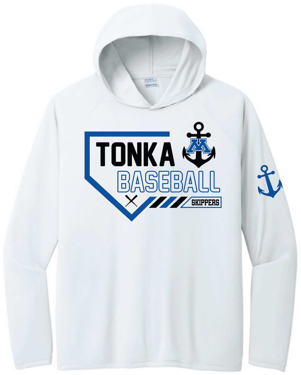 Baseball Men's UPF Performance Pullover Hooded Tee