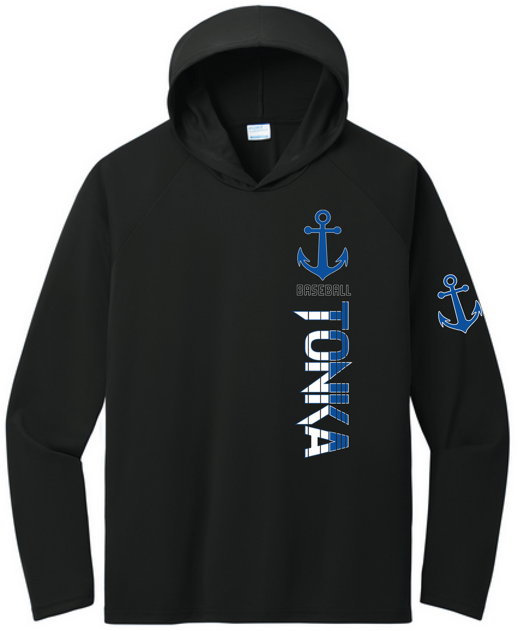 Baseball Men's UPF Performance Pullover Hooded Tee