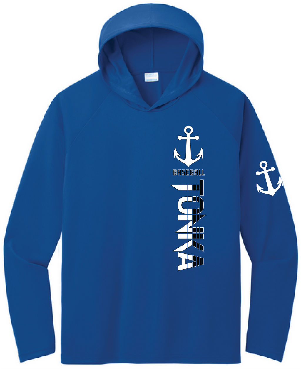 Baseball Men's UPF Performance Pullover Hooded Tee