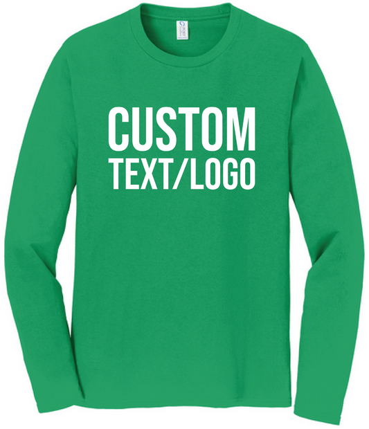 Custom Men's Fan Favorite Comfort Long Sleeve Tee