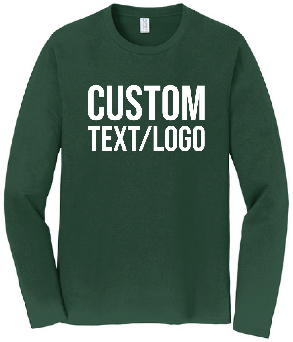 Custom Men's Fan Favorite Comfort Long Sleeve Tee
