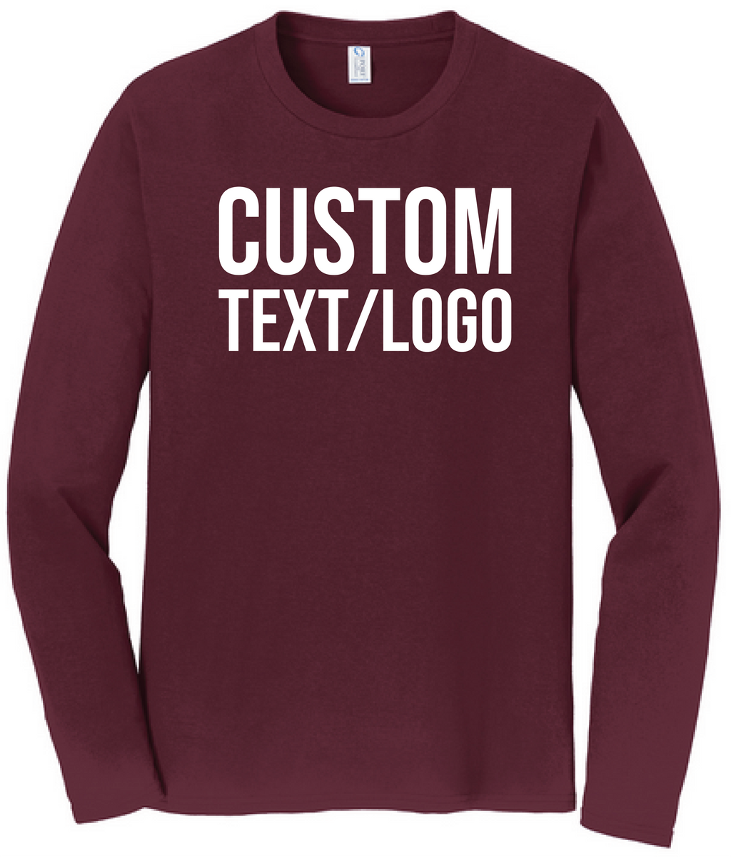 Custom Men's Fan Favorite Comfort Long Sleeve Tee