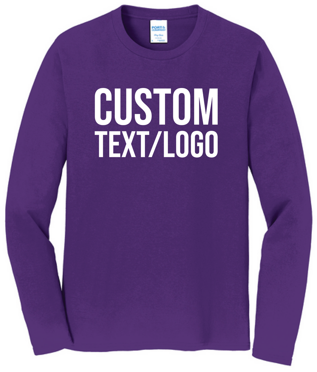 Custom Men's Fan Favorite Comfort Long Sleeve Tee
