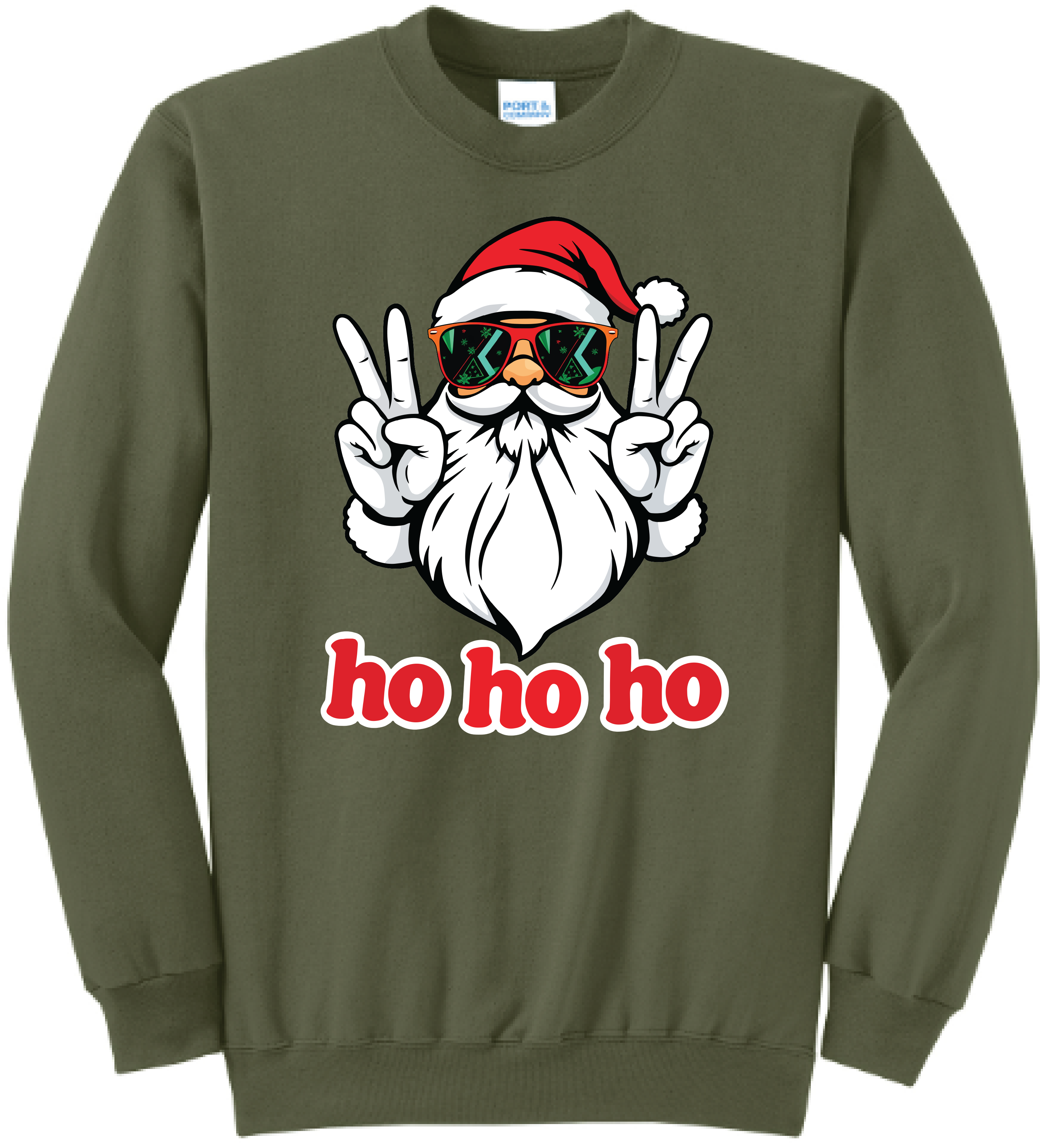 Unisex Santa Core Fleece Crewneck Sweatshirt