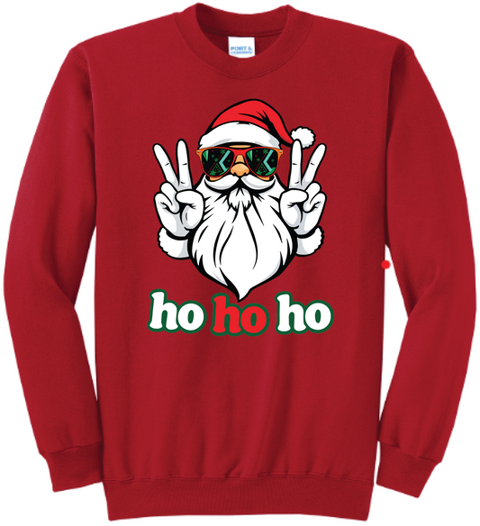 Unisex Santa Core Fleece Crewneck Sweatshirt
