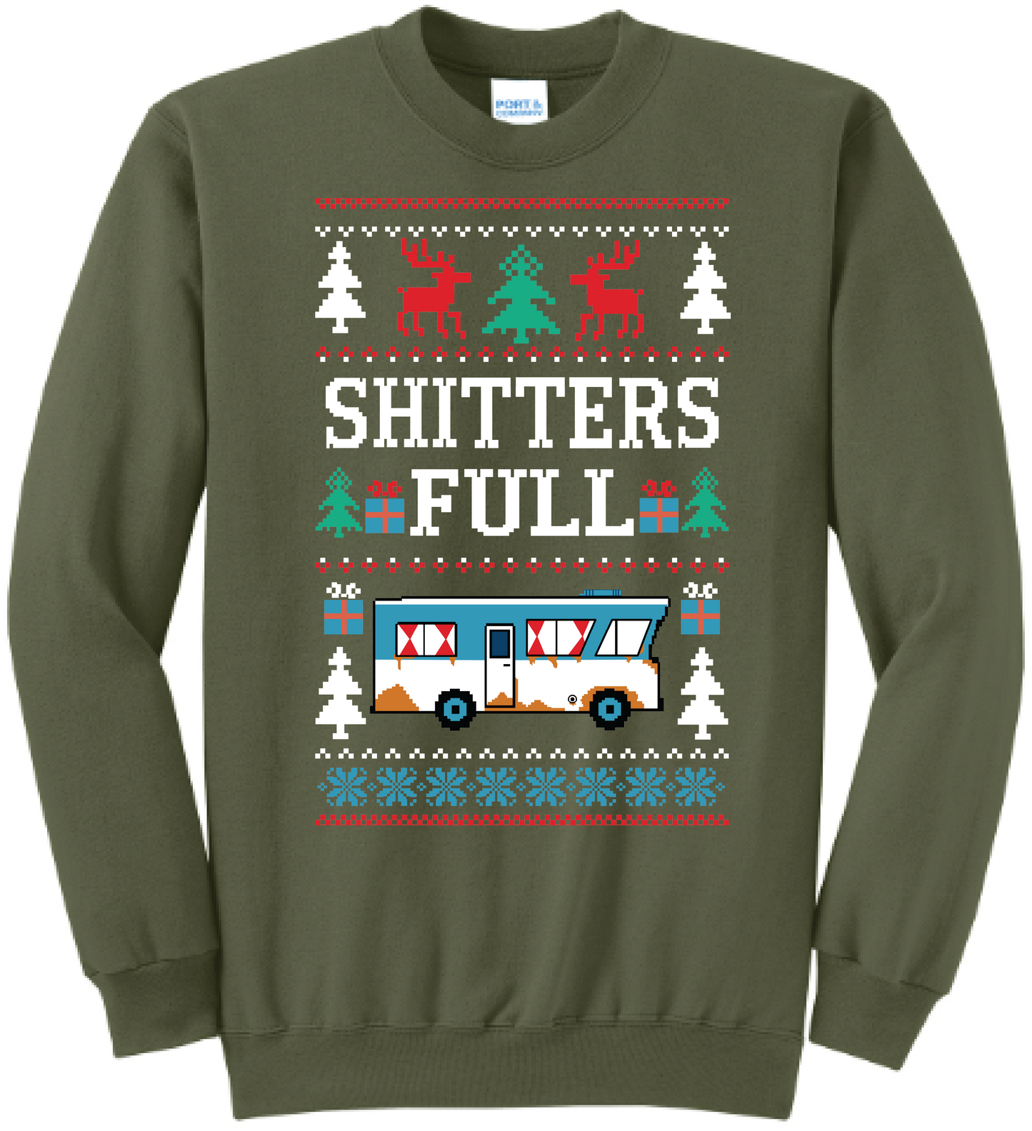 Unisex Shitters Full Core Fleece Crewneck Sweatshirt