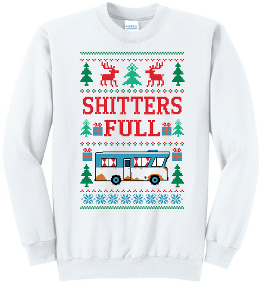 Unisex Shitters Full Core Fleece Crewneck Sweatshirt