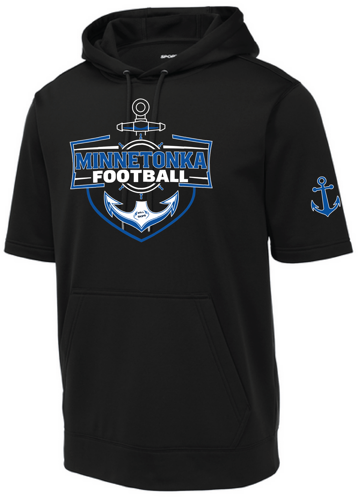 Football Men's Short Sleeve Hooded Pullover