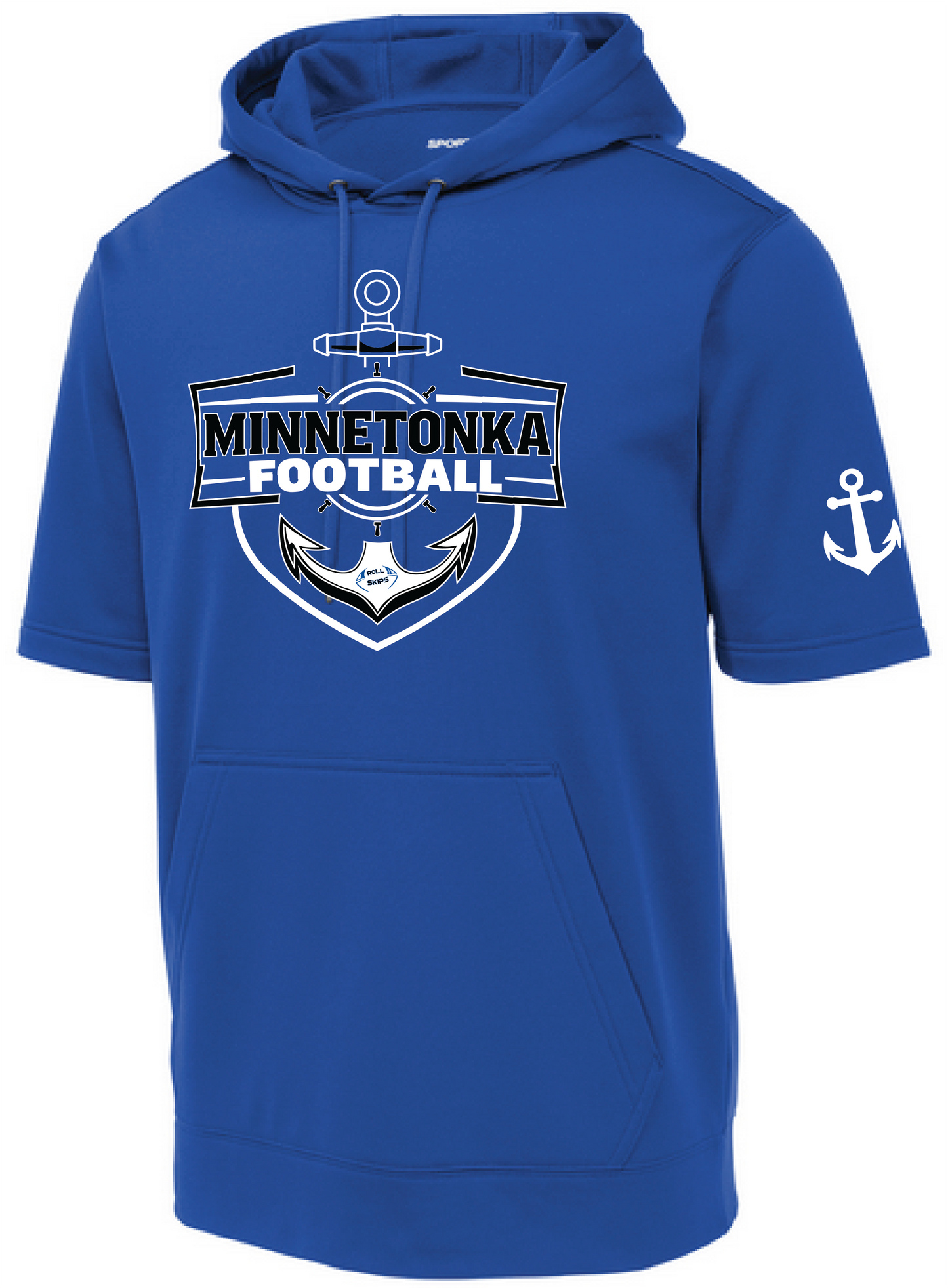 Football Men's Short Sleeve Hooded Pullover