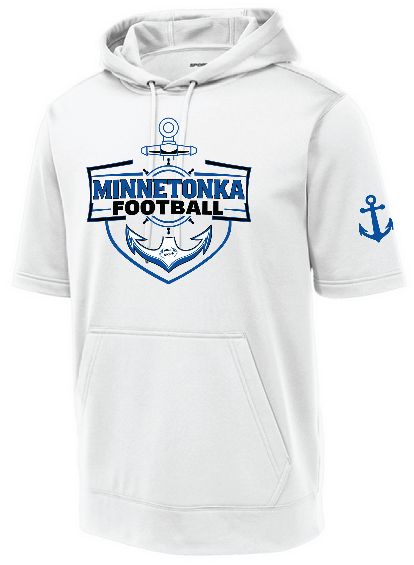 Football Men's Short Sleeve Hooded Pullover