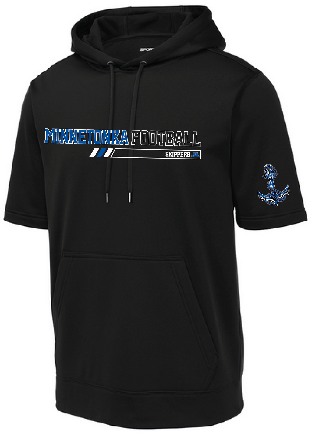 Men's TFA Short Sleeve Fleece Hooded Pullover