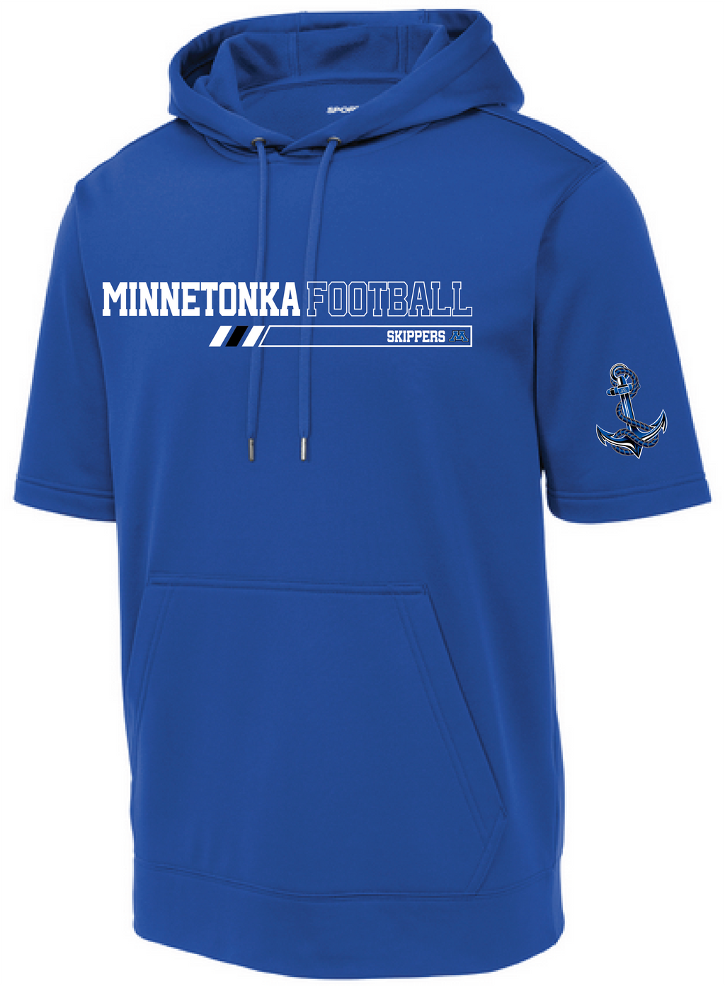 Men's TFA Short Sleeve Fleece Hooded Pullover
