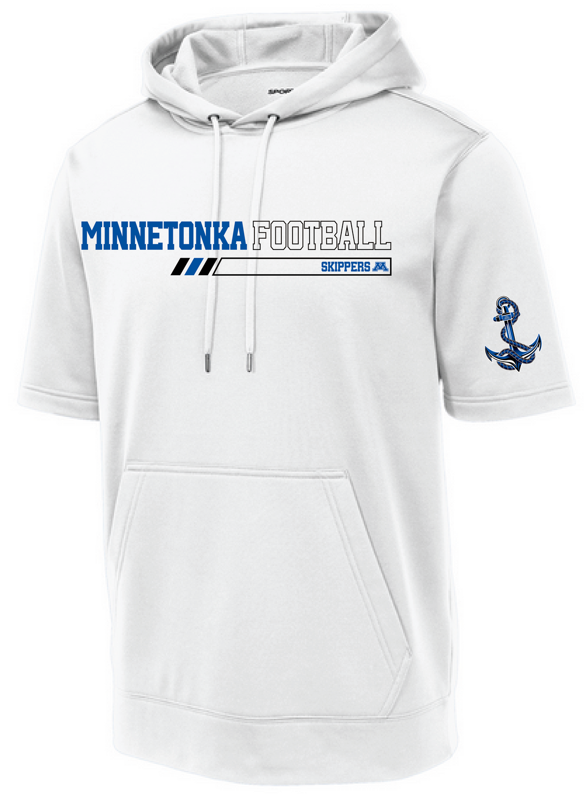 Men's TFA Short Sleeve Fleece Hooded Pullover