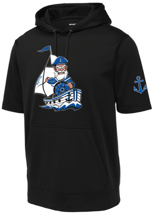 Football Men's Short Sleeve Hooded Pullover