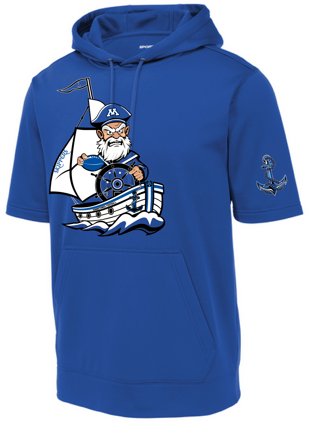 Men's TFA Short Sleeve Fleece Hooded Pullover