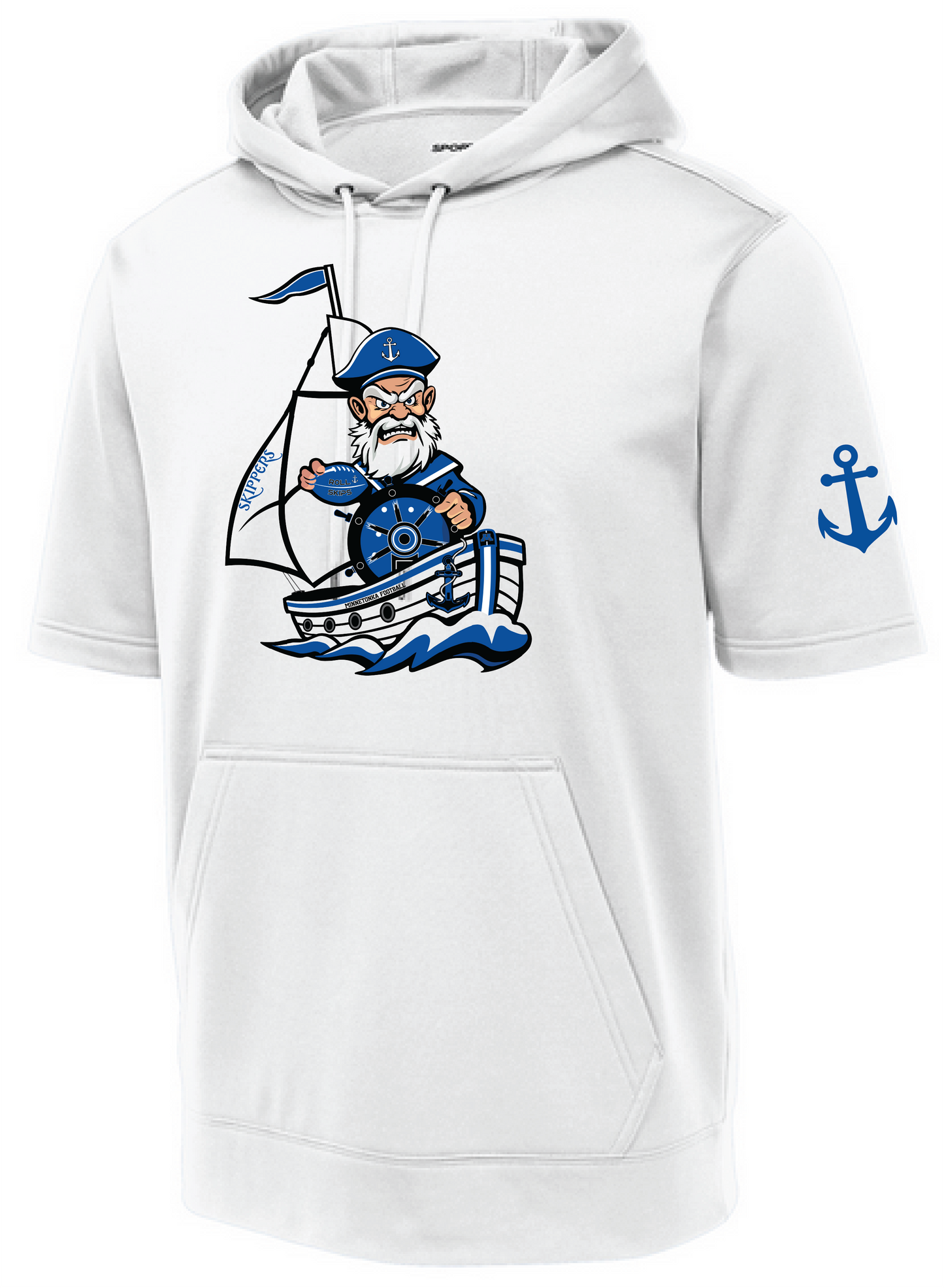 Football Men's Short Sleeve Hooded Pullover