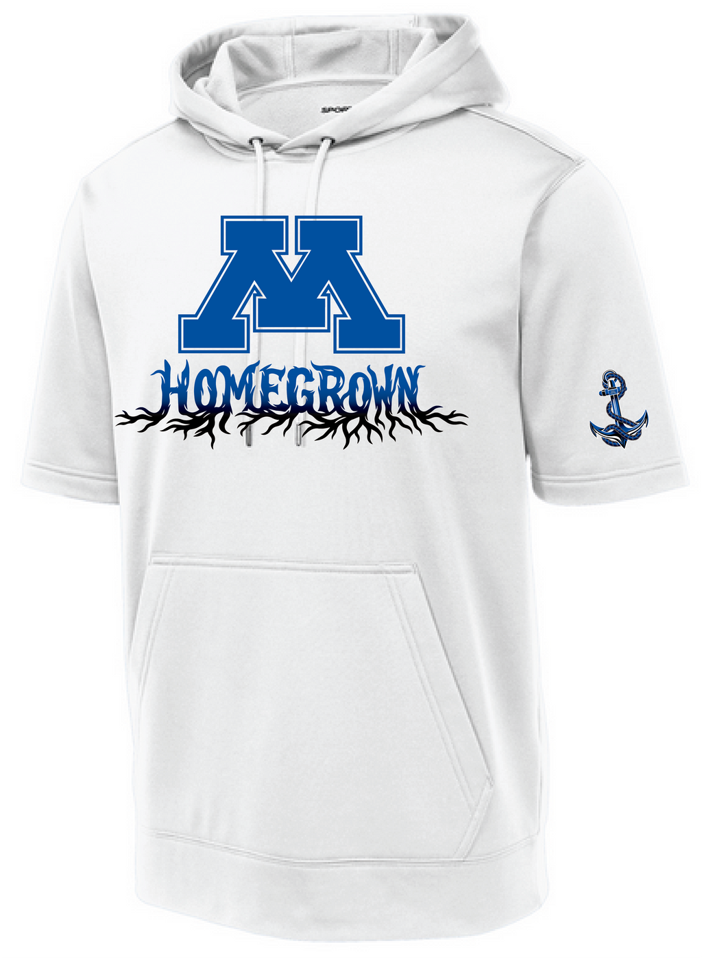 Men's TFA Short Sleeve Fleece Hooded Pullover