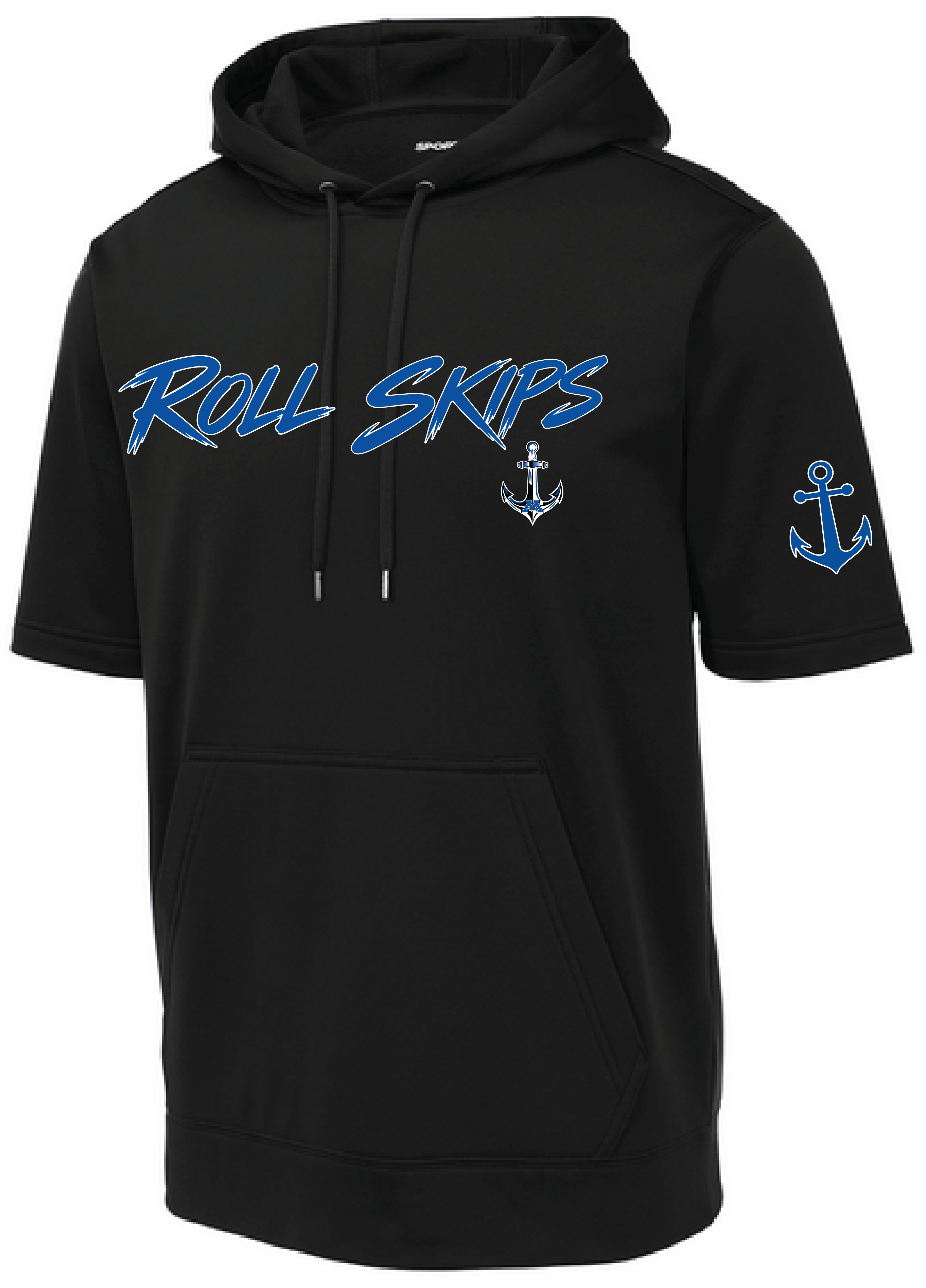 TFA Men's Short Sleeve Fleece Hooded Pullover