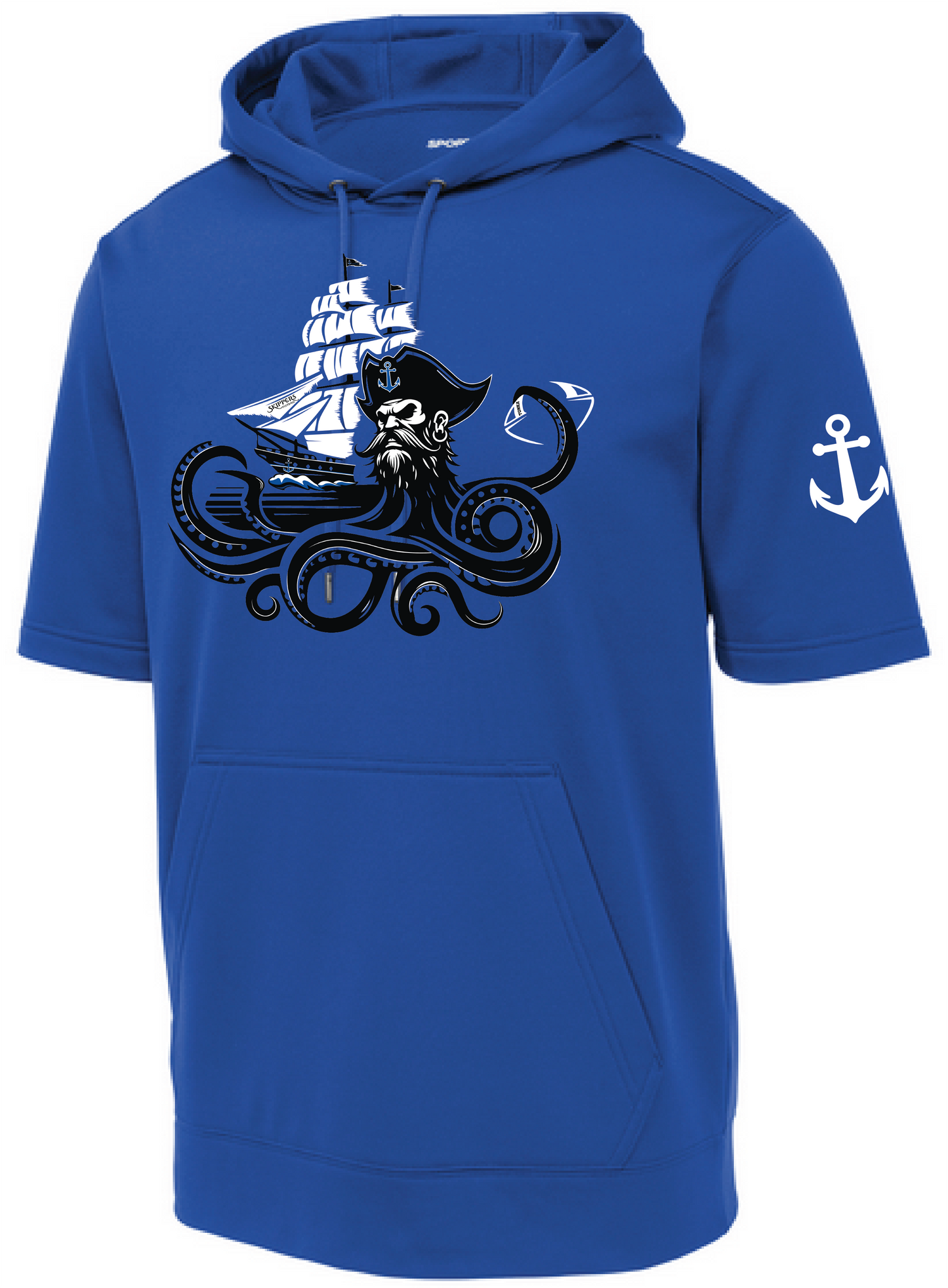 Football Men's Short Sleeve Hooded Pullover