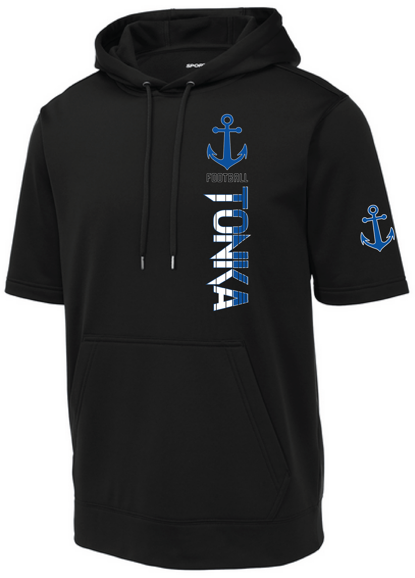 Football Men's Short Sleeve Hooded Pullover